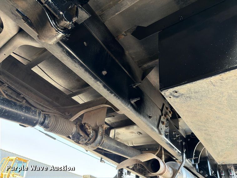 image for item FB5155 2022 Chevrolet Silverado 6500HD Crew Cab flatbed truck