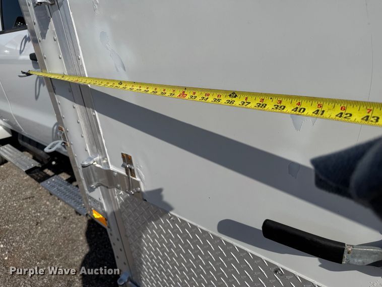 image for item FB5156 2020 Chevrolet Silverado 6500 HD crew cab refrigerated delivery truck