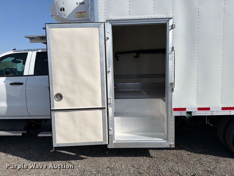 image for item FB5156 2020 Chevrolet Silverado 6500 HD crew cab refrigerated delivery truck