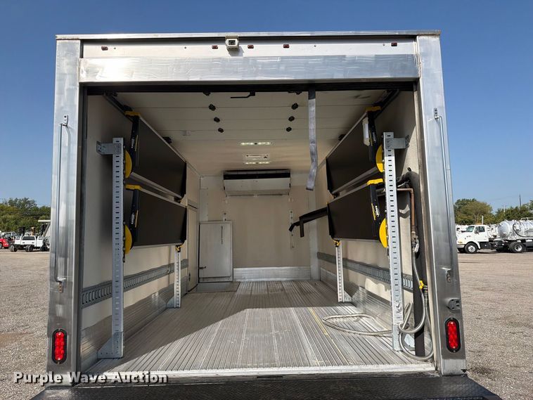 image for item FB5156 2020 Chevrolet Silverado 6500 HD crew cab refrigerated delivery truck