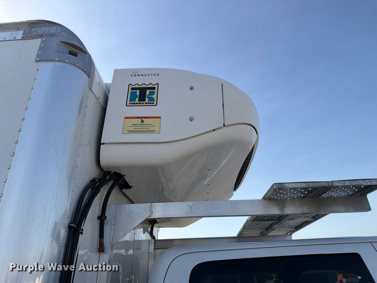 image for item FB5156 2020 Chevrolet Silverado 6500 HD crew cab refrigerated delivery truck