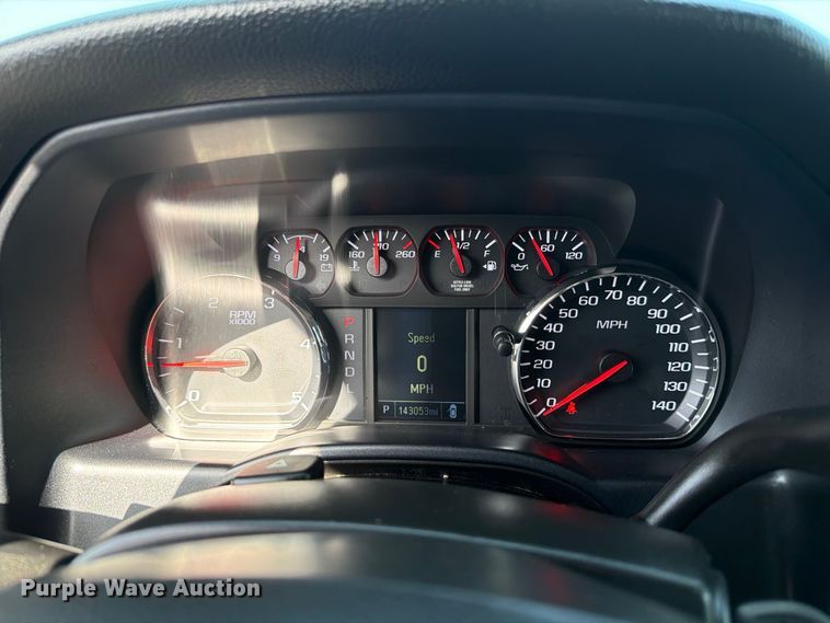 image for item FB5156 2020 Chevrolet Silverado 6500 HD crew cab refrigerated delivery truck