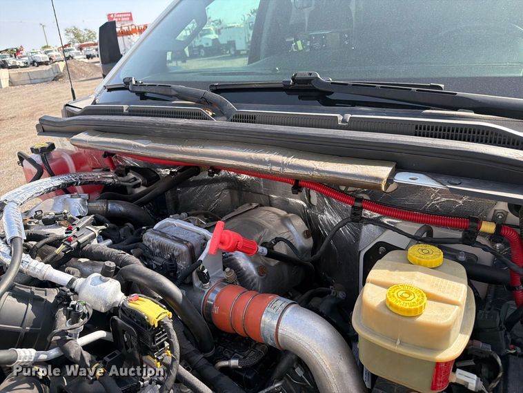 image for item FB5156 2020 Chevrolet Silverado 6500 HD crew cab refrigerated delivery truck