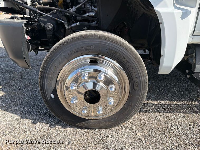 image for item FB5156 2020 Chevrolet Silverado 6500 HD crew cab refrigerated delivery truck
