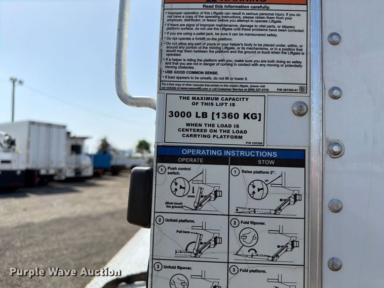 image for item FB5157 2021 International MV607 box truck