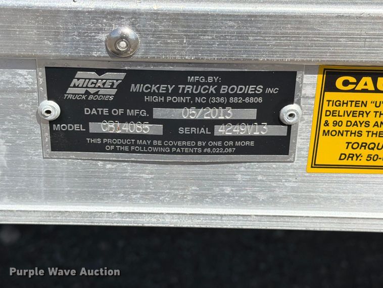 image for item FB5158 2013 Ford E450 box truck