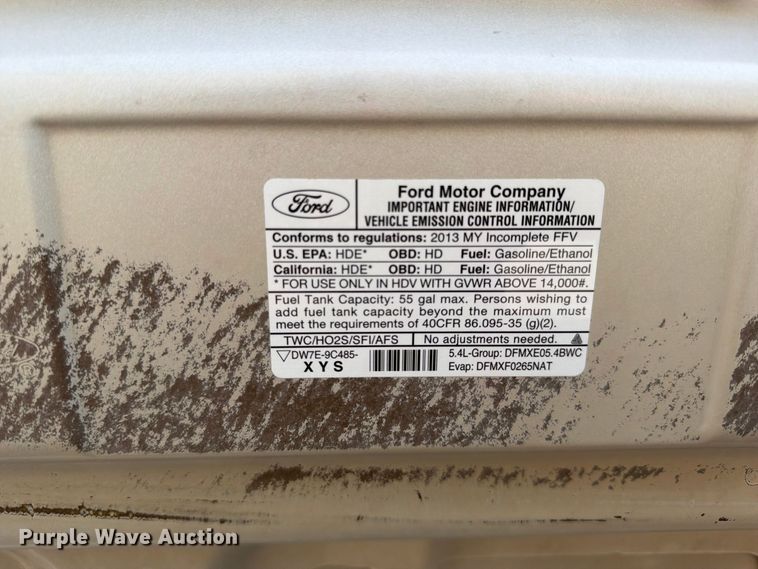 image for item FB5158 2013 Ford E450 box truck