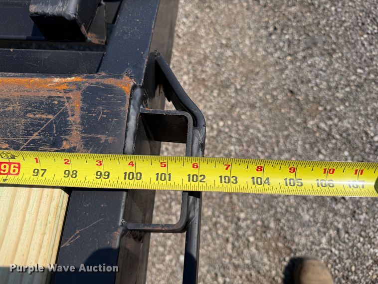 image for item FB5173 2017 BigTex 14GN-20BK+5MR equipment trailer
