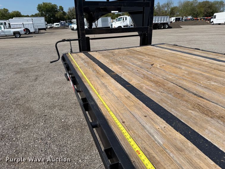 image for item FB5173 2017 BigTex 14GN-20BK+5MR equipment trailer