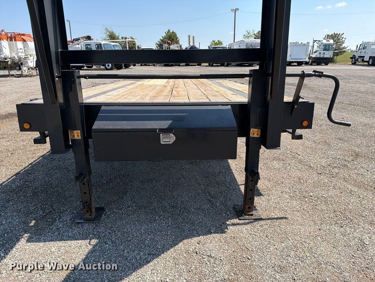 image for item FB5173 2017 BigTex 14GN-20BK+5MR equipment trailer