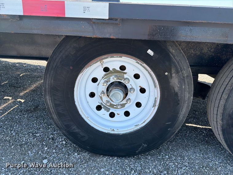 image for item FB5173 2017 BigTex 14GN-20BK+5MR equipment trailer