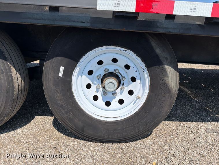 image for item FB5173 2017 BigTex 14GN-20BK+5MR equipment trailer