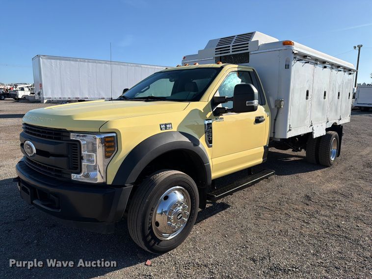 2019 Ford F550 refrigerated delivery truck