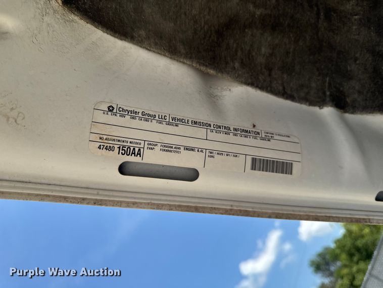 image for item FB5808 2015 RAM 2500 pickup truck