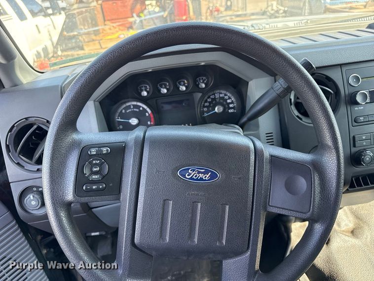 image for item FB6904 2011 Ford F450 Super Duty XL Crew Cab utility bed pickup truck