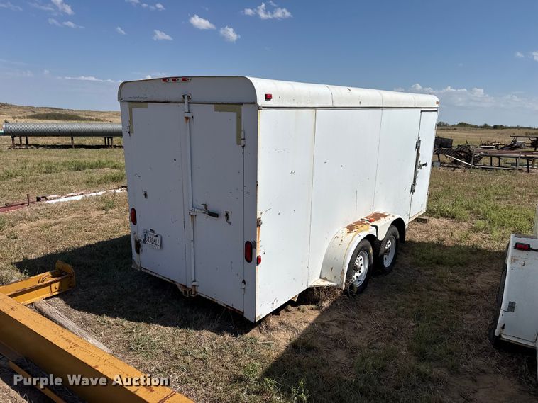 image for item FB6907 2014 Top Hat BC16x6-7E-D enclosed cargo trailer