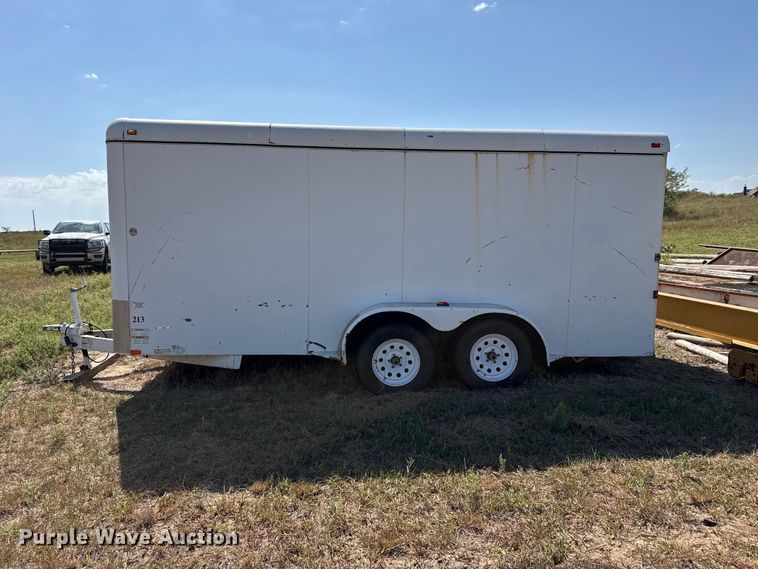 image for item FB6907 2014 Top Hat BC16x6-7E-D enclosed cargo trailer