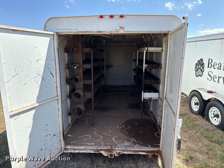 image for item FB6907 2014 Top Hat BC16x6-7E-D enclosed cargo trailer