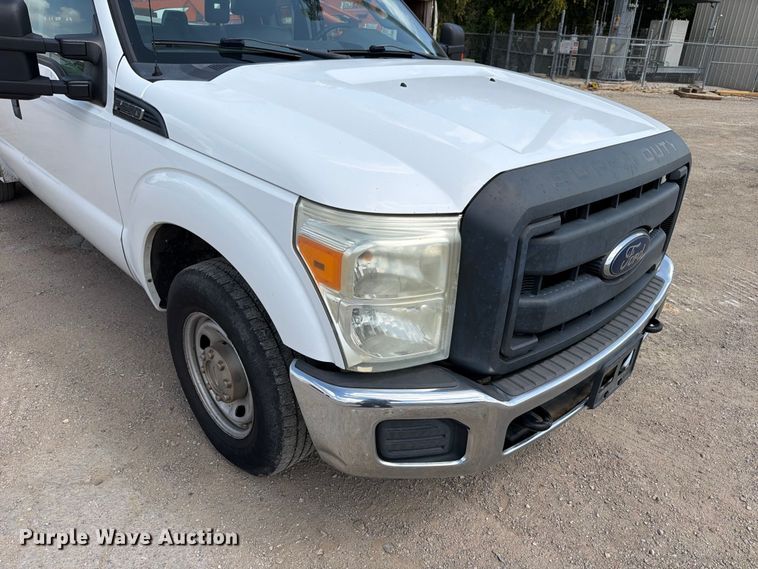 image for item FB8336 2014 Ford F250 Super Duty Ext. Cab utility bed pickup truck