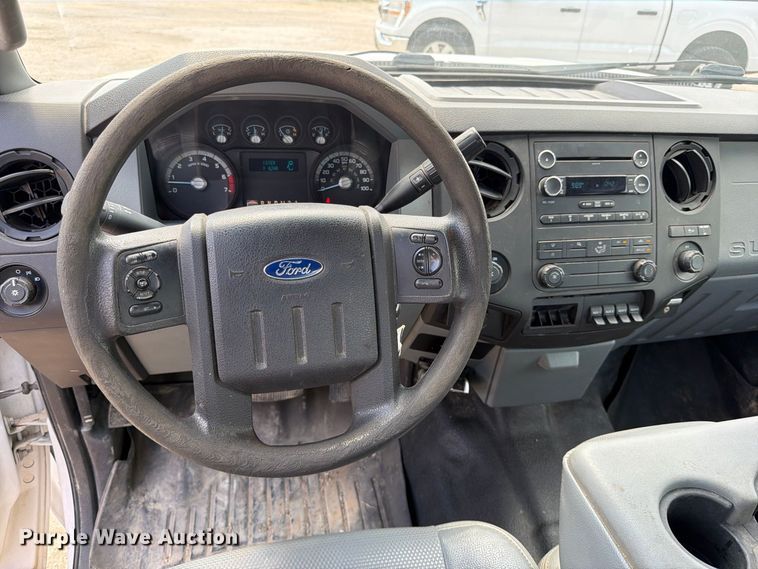 image for item FB8336 2014 Ford F250 Super Duty Ext. Cab utility bed pickup truck