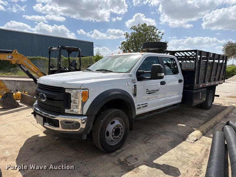 2017 Ford F550 Super Duty dump flatbed truck
