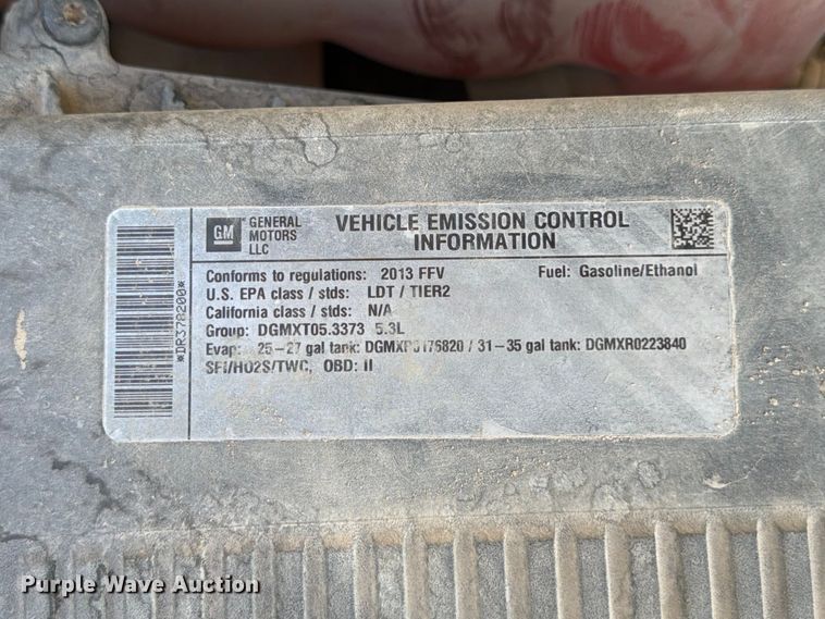 image for item FB8338 2013 Chevrolet Suburban SUV