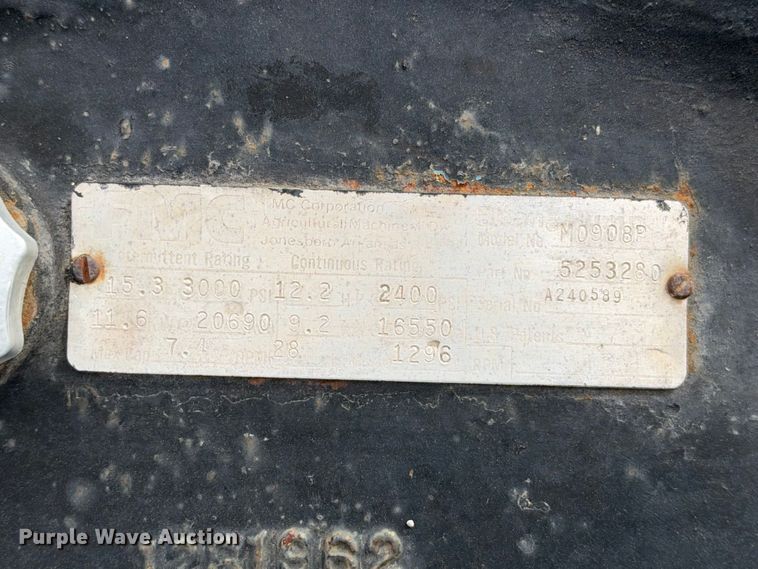image for item FB8348 FMC M0908P pump