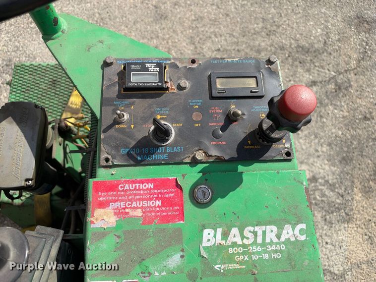 image for item FB8351 Blastrac GPX 10-18 HO surface cleaner