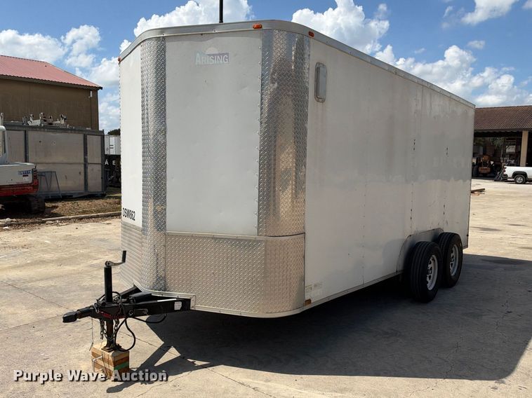 2017 Arising Industries 716VTRW enclosed cargo trailer