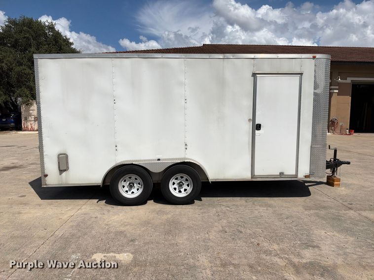 image for item FB8356 2017 Arising Industries 716VTRW enclosed cargo trailer