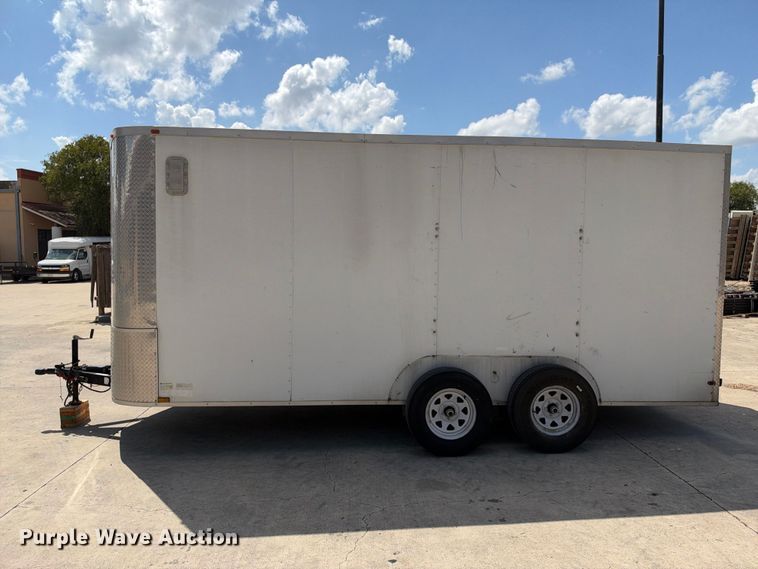 image for item FB8356 2017 Arising Industries 716VTRW enclosed cargo trailer
