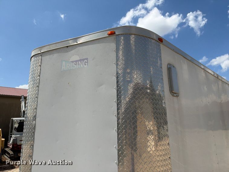 image for item FB8356 2017 Arising Industries 716VTRW enclosed cargo trailer