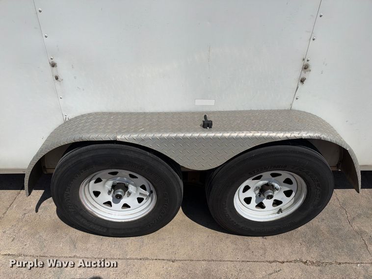 image for item FB8356 2017 Arising Industries 716VTRW enclosed cargo trailer