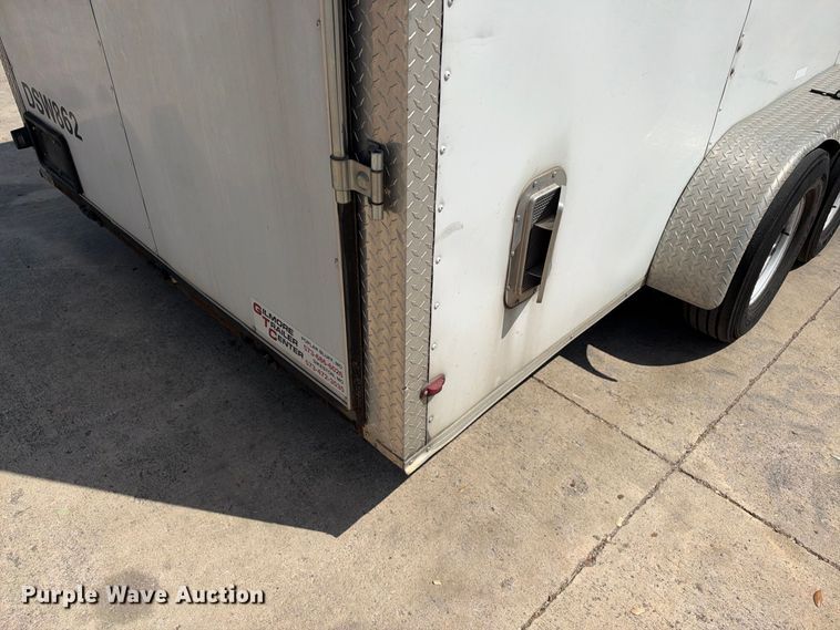 image for item FB8356 2017 Arising Industries 716VTRW enclosed cargo trailer