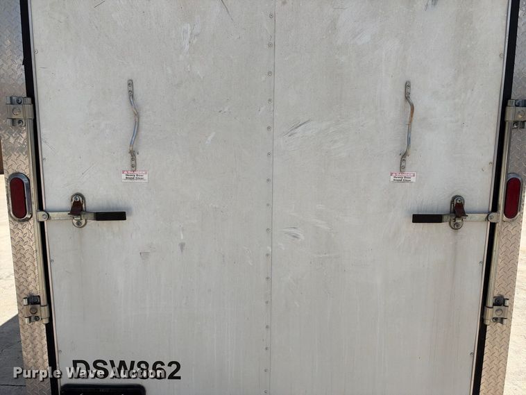 image for item FB8356 2017 Arising Industries 716VTRW enclosed cargo trailer