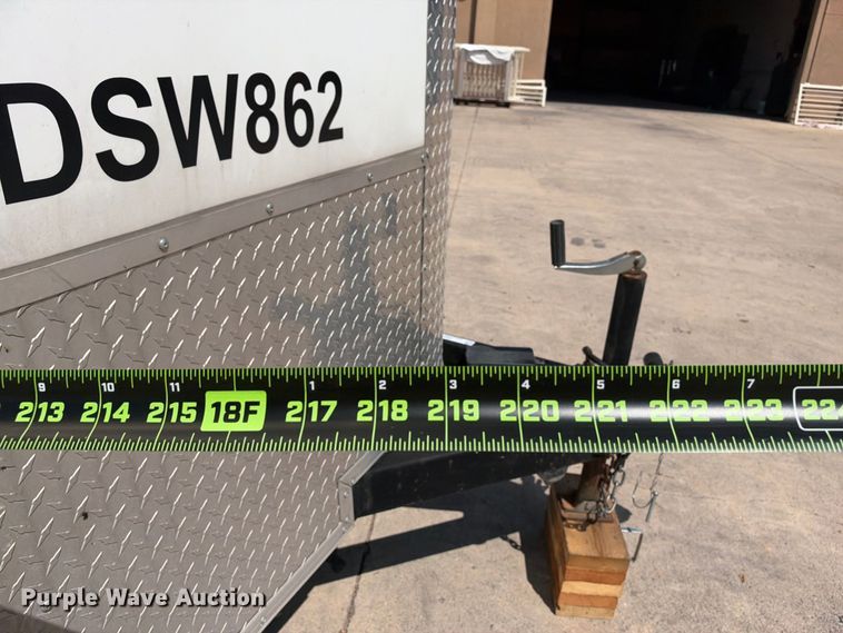 image for item FB8356 2017 Arising Industries 716VTRW enclosed cargo trailer