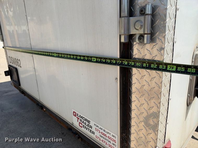 image for item FB8356 2017 Arising Industries 716VTRW enclosed cargo trailer