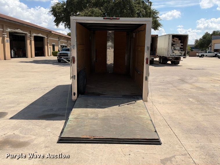 image for item FB8356 2017 Arising Industries 716VTRW enclosed cargo trailer