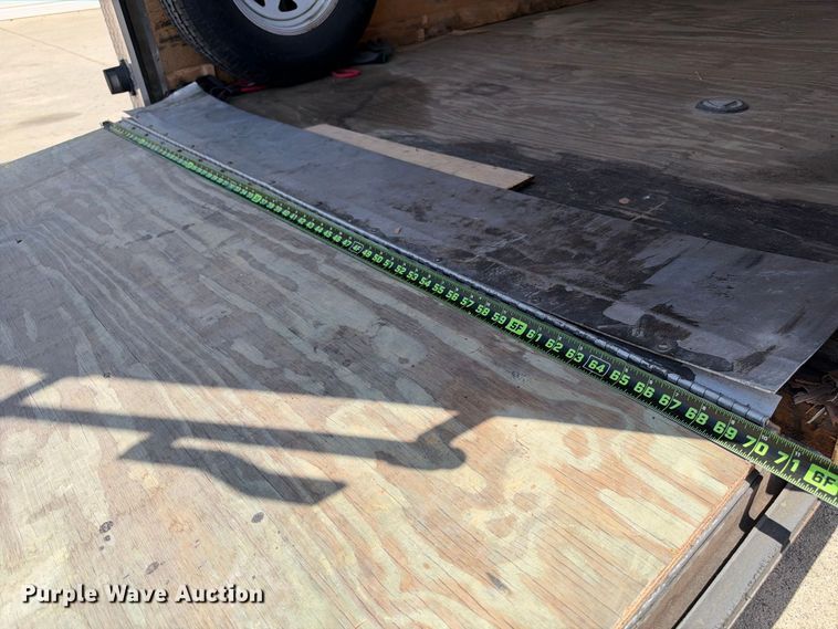image for item FB8356 2017 Arising Industries 716VTRW enclosed cargo trailer