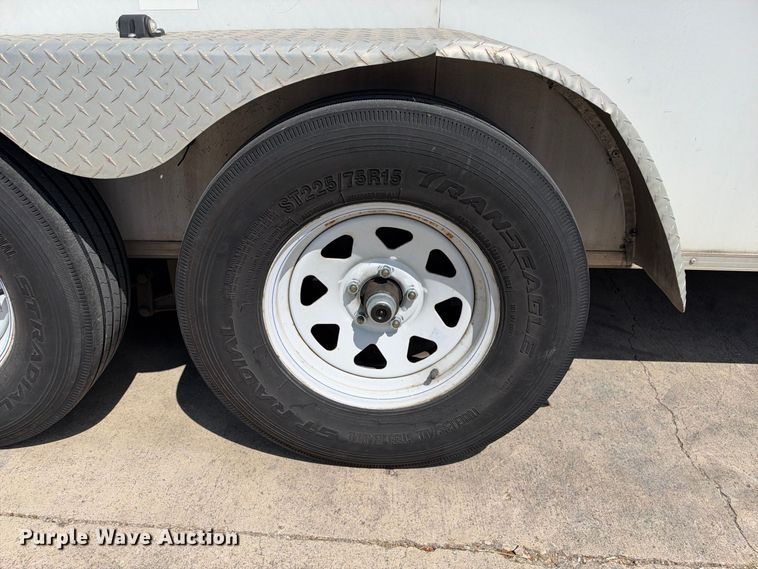 image for item FB8356 2017 Arising Industries 716VTRW enclosed cargo trailer