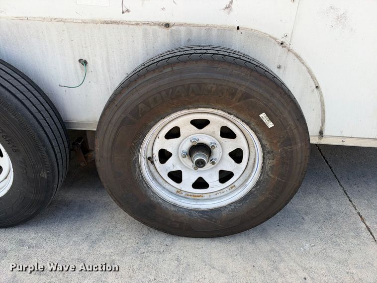 image for item FB8356 2017 Arising Industries 716VTRW enclosed cargo trailer