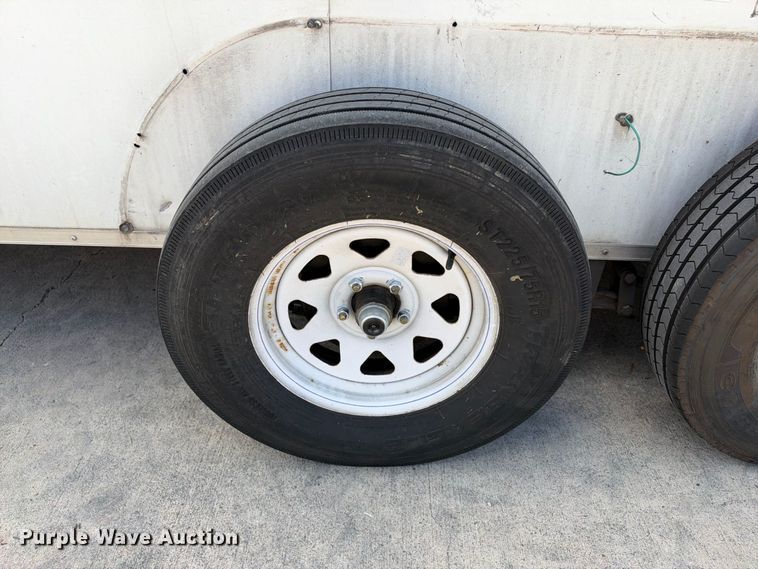 image for item FB8356 2017 Arising Industries 716VTRW enclosed cargo trailer
