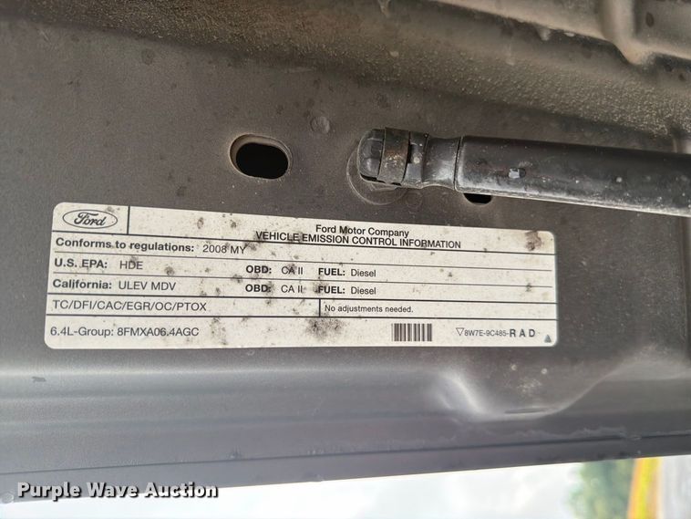 image for item FC3340 2008 Ford F350 Super Duty Crew Cab pickup truck