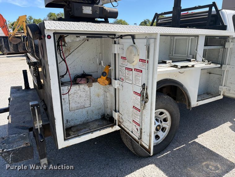 image for item FC3345 2012 Chevrolet Silverado 3500HD Ext. Cab utility bed pickup truck