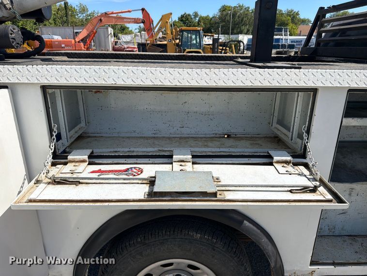 image for item FC3345 2012 Chevrolet Silverado 3500HD Ext. Cab utility bed pickup truck
