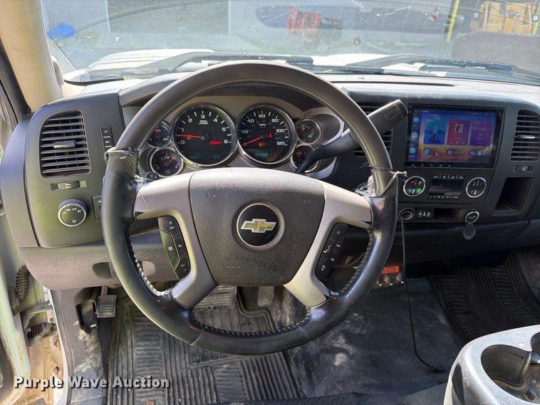 image for item FC3345 2012 Chevrolet Silverado 3500HD Ext. Cab utility bed pickup truck