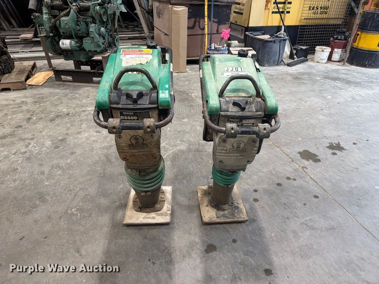 image for item FC3348 (2) Wacker Neuson plate compactors