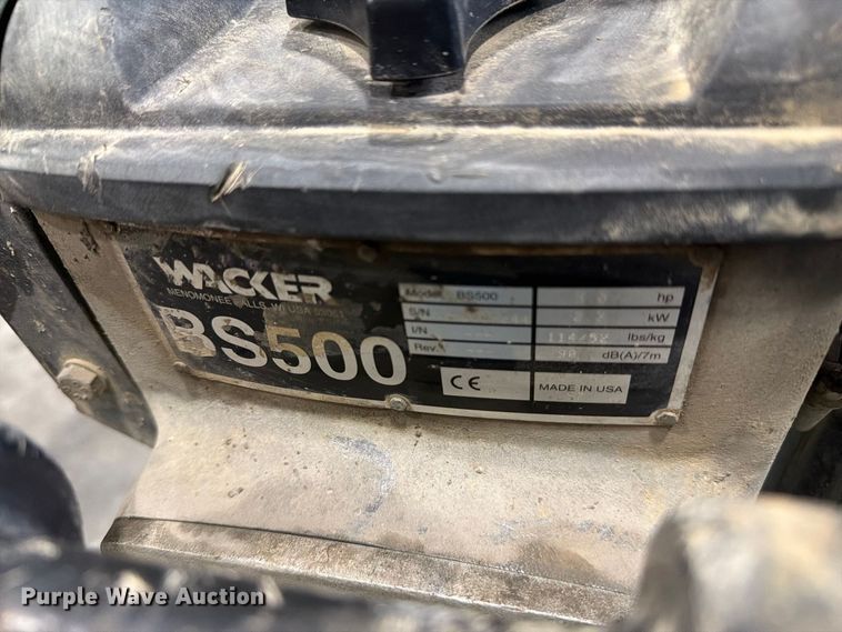 image for item FC3348 (2) Wacker Neuson plate compactors