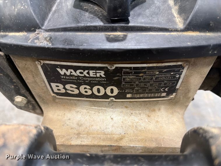 image for item FC3348 (2) Wacker Neuson plate compactors