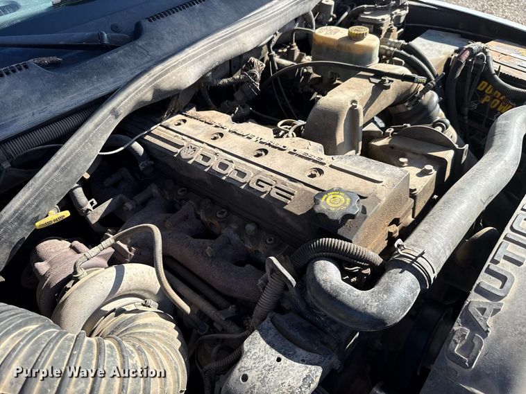 image for item FC4351 2001 Dodge Ram 2500 Ext. Cab utility bed pickup truck